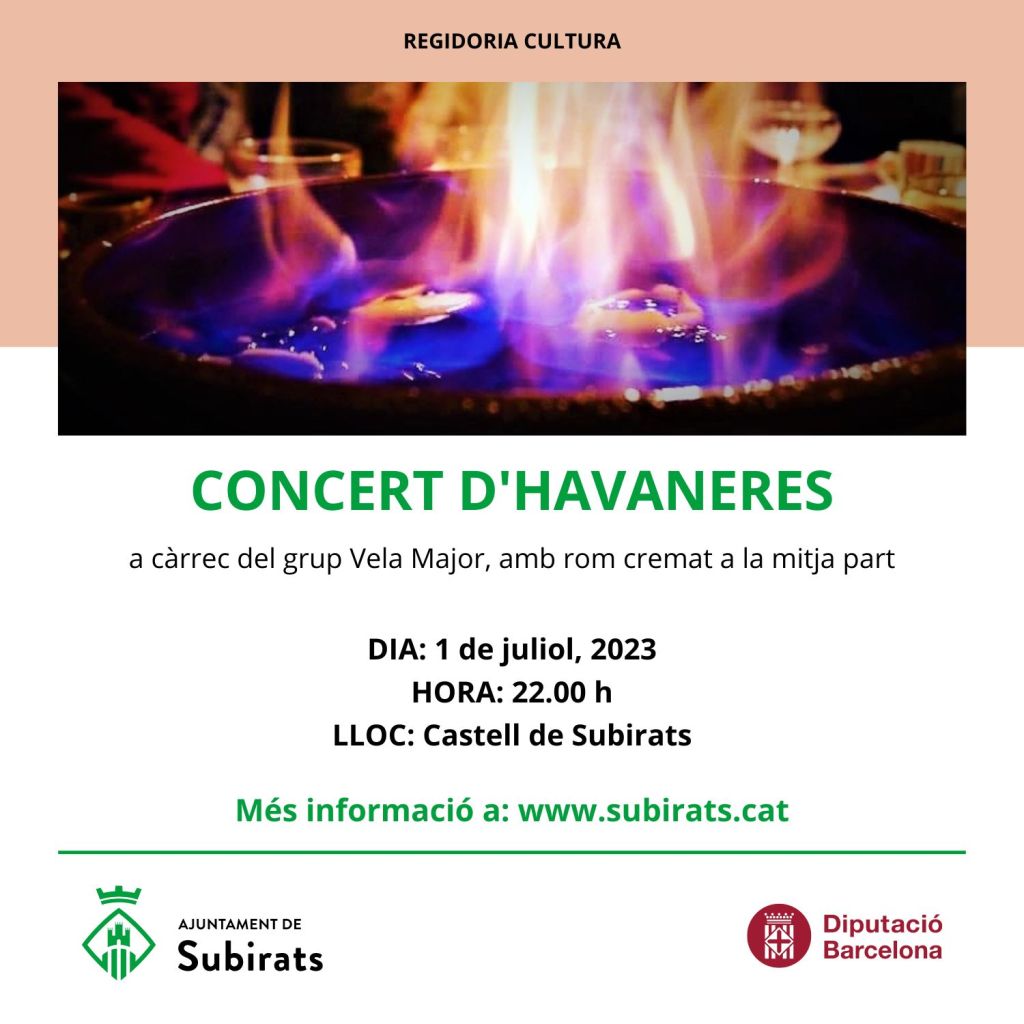 Concert d’havaneres al Castell de&nbsp;Subirats